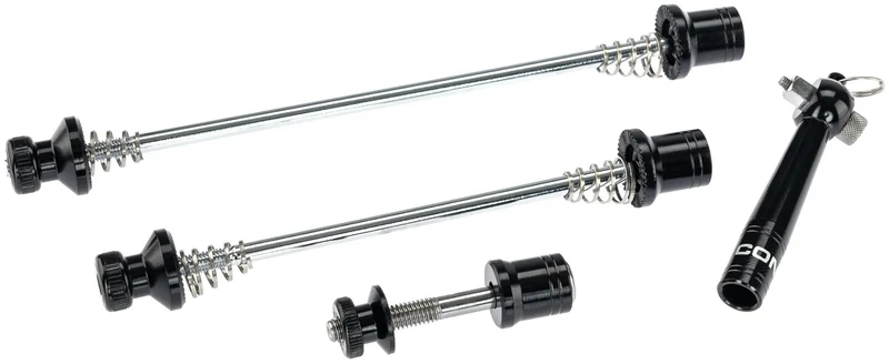 Contec Schnellspann-Set SQR+ L Aluminium Diebstahlgesichert